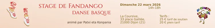 Stage de Fandango avec Patxi Perez